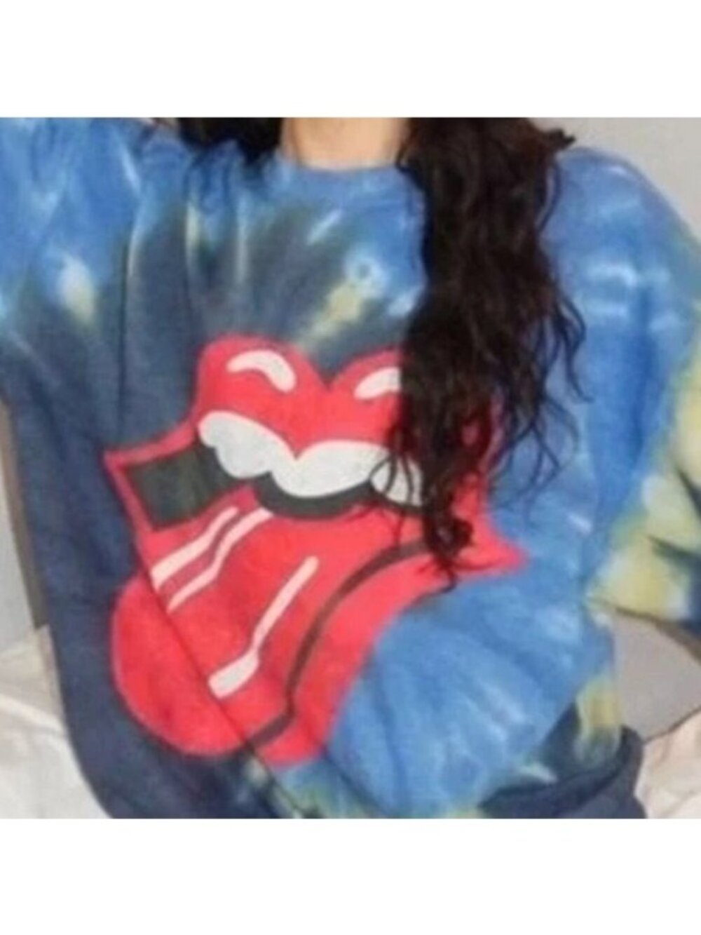 ROLLING STONE TIE DYE SWEATSHIRTS SMALL